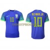 Original Fußballtrikot Brasilien Neymar Jr 10 Auswärtstrikot WM 2022 Für Herren